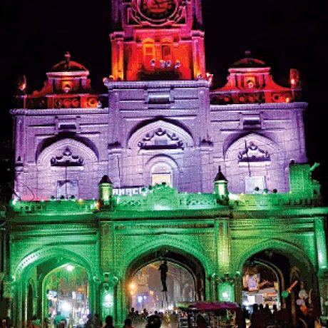 budhana gate clock tower