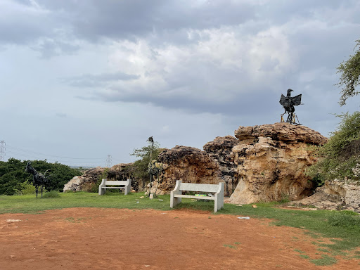 orvakal Rock gardens foot bridge