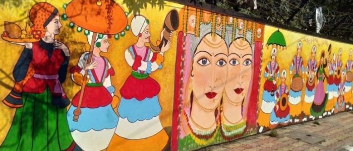 largest dehradun wall art by dsa smart city honoring indian scientists