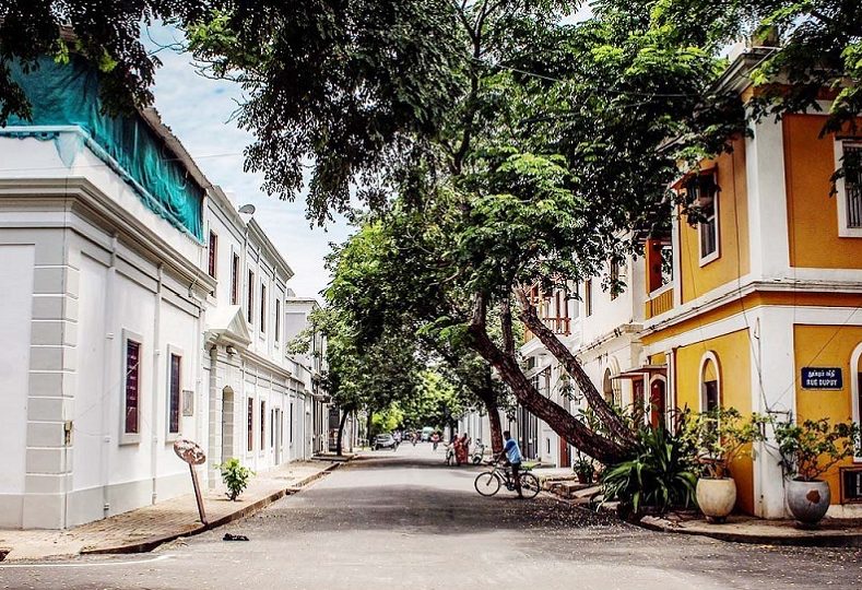 pondicherry french city white town