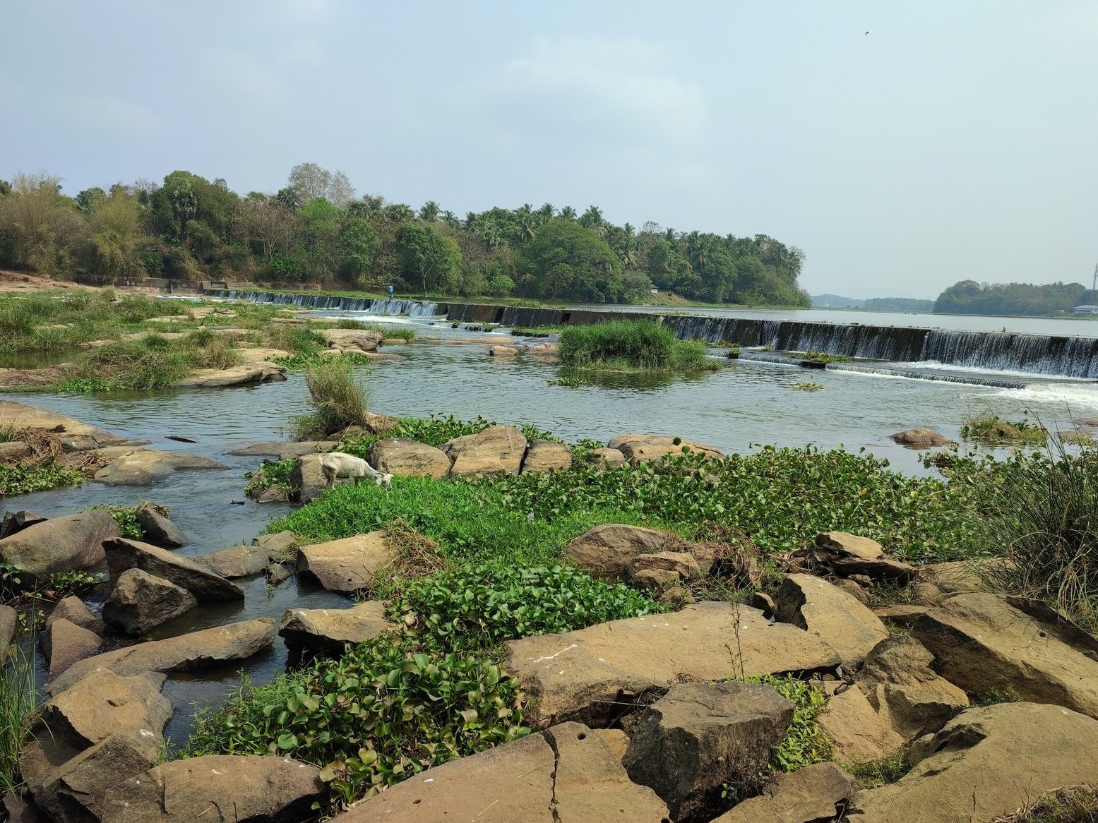 rapthadu lake check dam sitting place