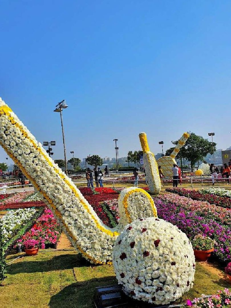 sabarmati riverfront flower park