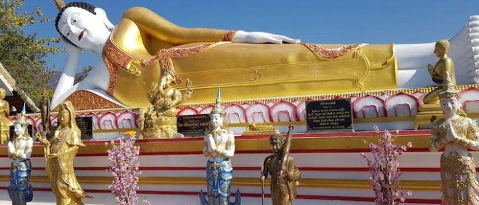 sleeping buddha statue and monk training centre 1
