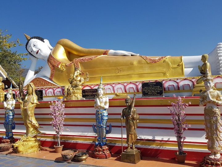 sleeping buddha statue and monk training centre 1