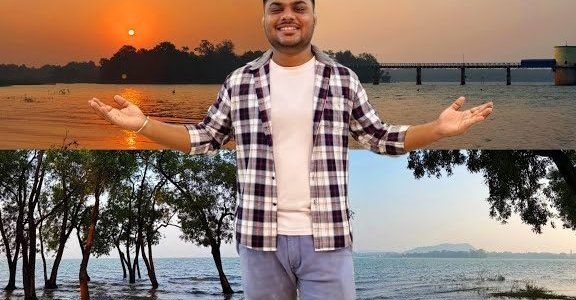 sunset view picnic spot bathanbari maithon dam