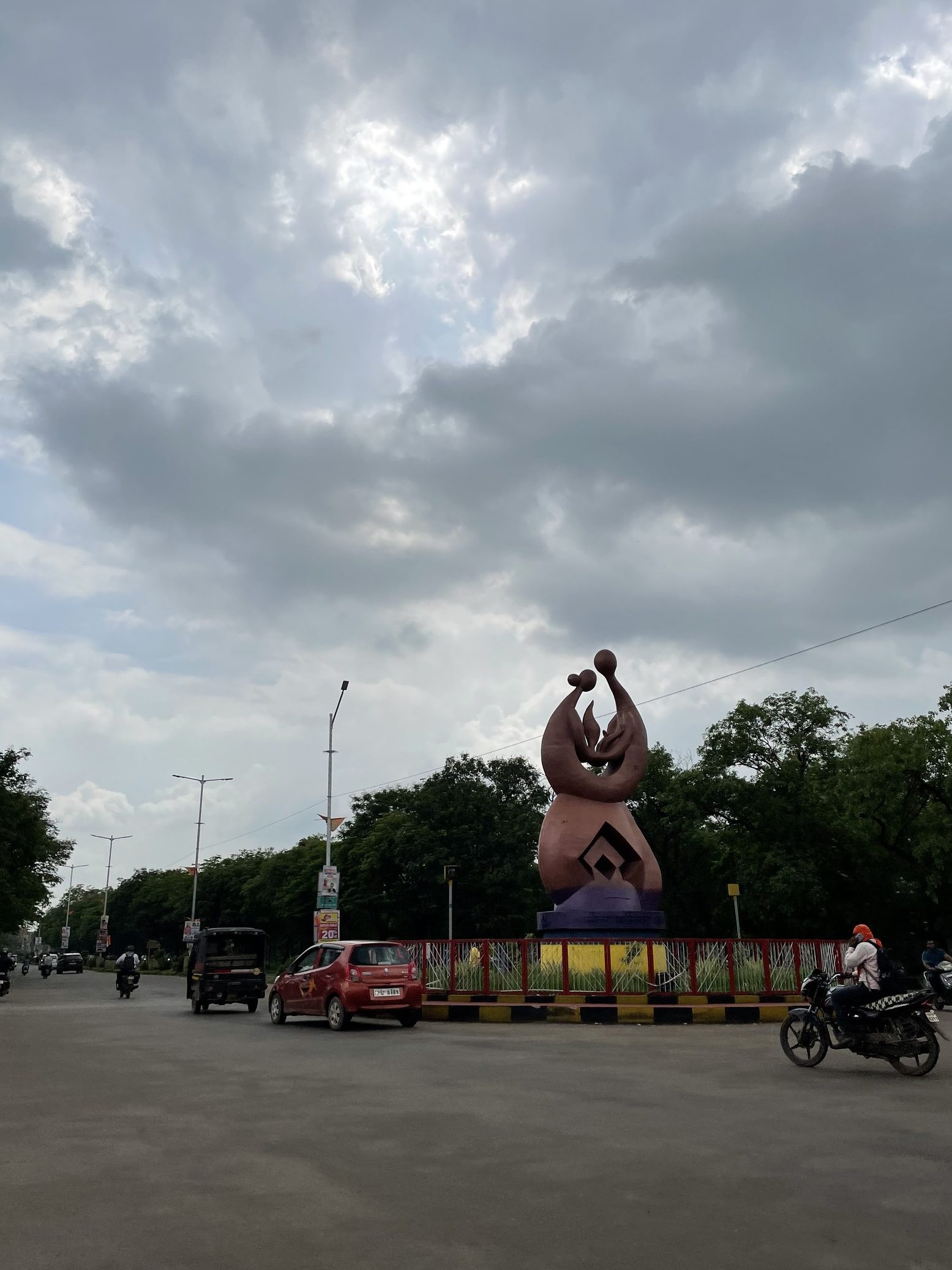 triangle chowk civic center